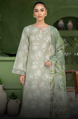 Artisan by Seran Embroidered Lawn Suit Unstitched 3 Piece SRN25A D-02 Pistache - Summer Collection
