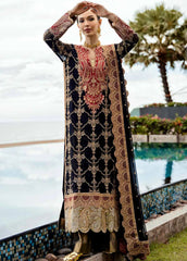 Maryum N Maria - Freesia Luxury Formals Embroidered Chiffon Suit Unstitched 3 Piece FRE24L Zoelie FW23517 - Formals Collection