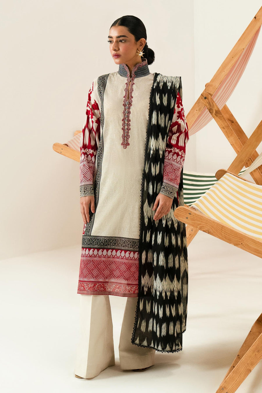 Sana Safinaz Luxury Mahay Collection - H242-012A-2BG