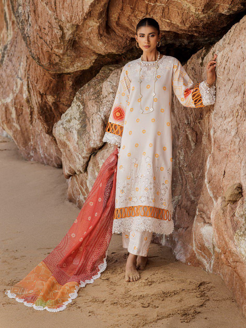 Sheen by Charizma Embroidered Lawn Suits Unstitched 3 Piece CRZ25SN SH5-07 - Summer Collection