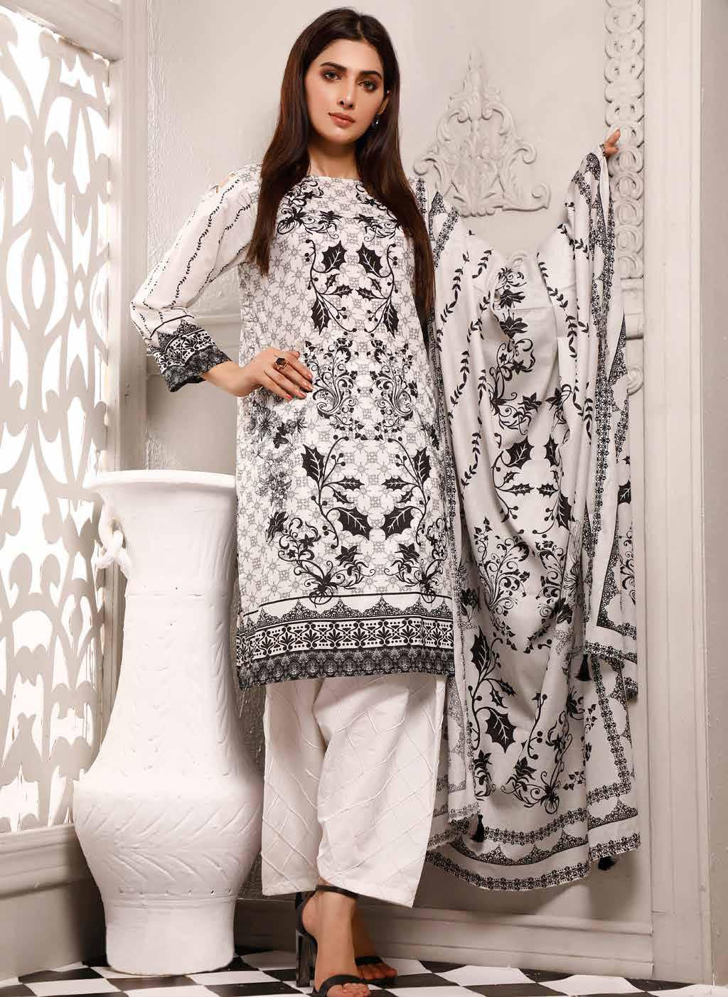ZAVIYA BLACK & WHITE PRINTS - 11