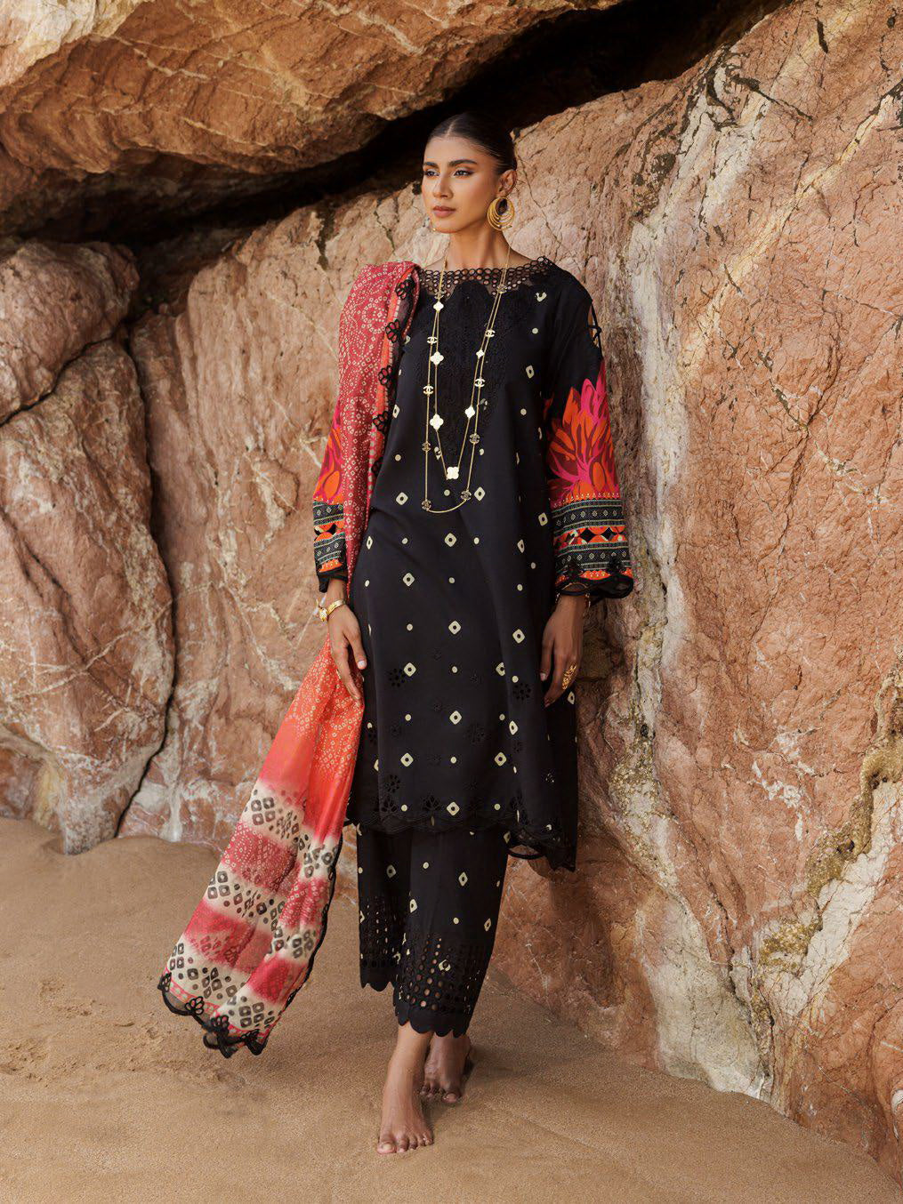 Sheen by Charizma Embroidered Lawn Suits Unstitched 3 Piece CRZ25SN SH5-02 - Summer Collection