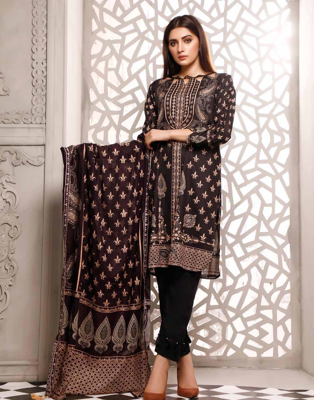 ZAVIYA BLACK & WHITE PRINTS - 07