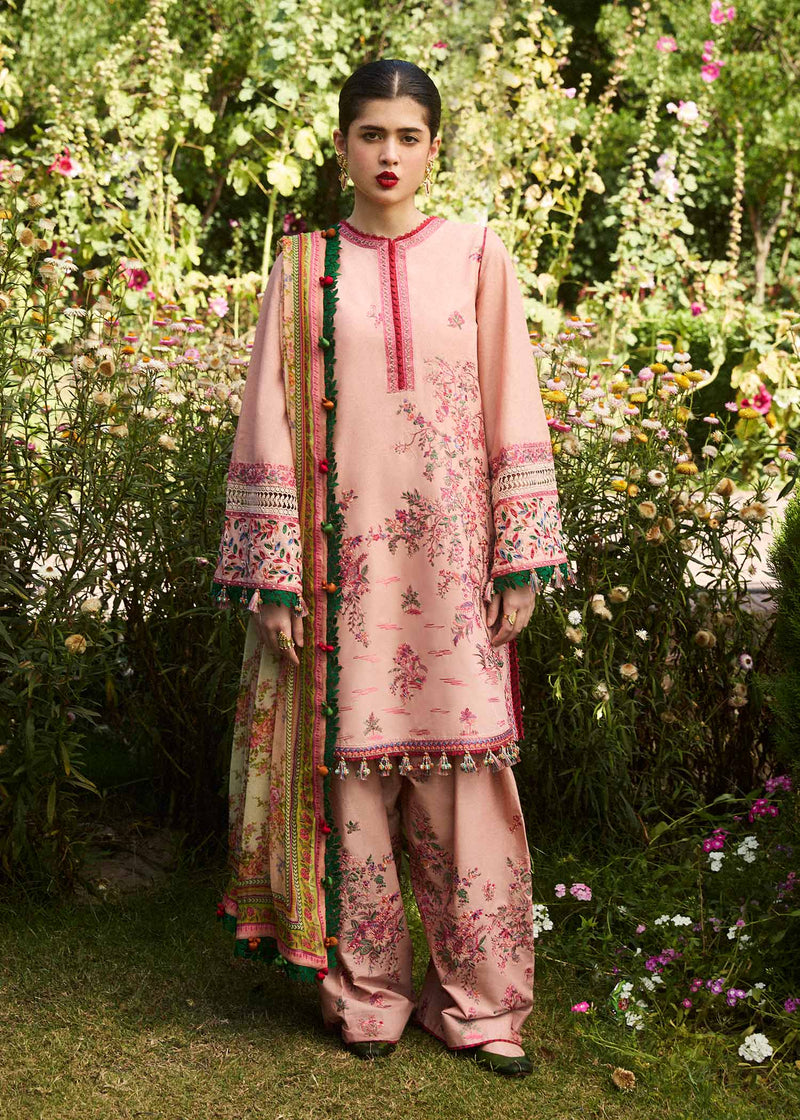 Hussain Rehar Embroidered Lawn Suit Unstitched 3 Piece HRR24S Pune