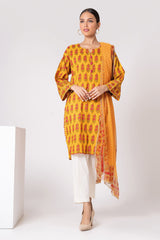 Khaadi Luxury Spring Summer Collection – LLA22343B-Yellow-2PC