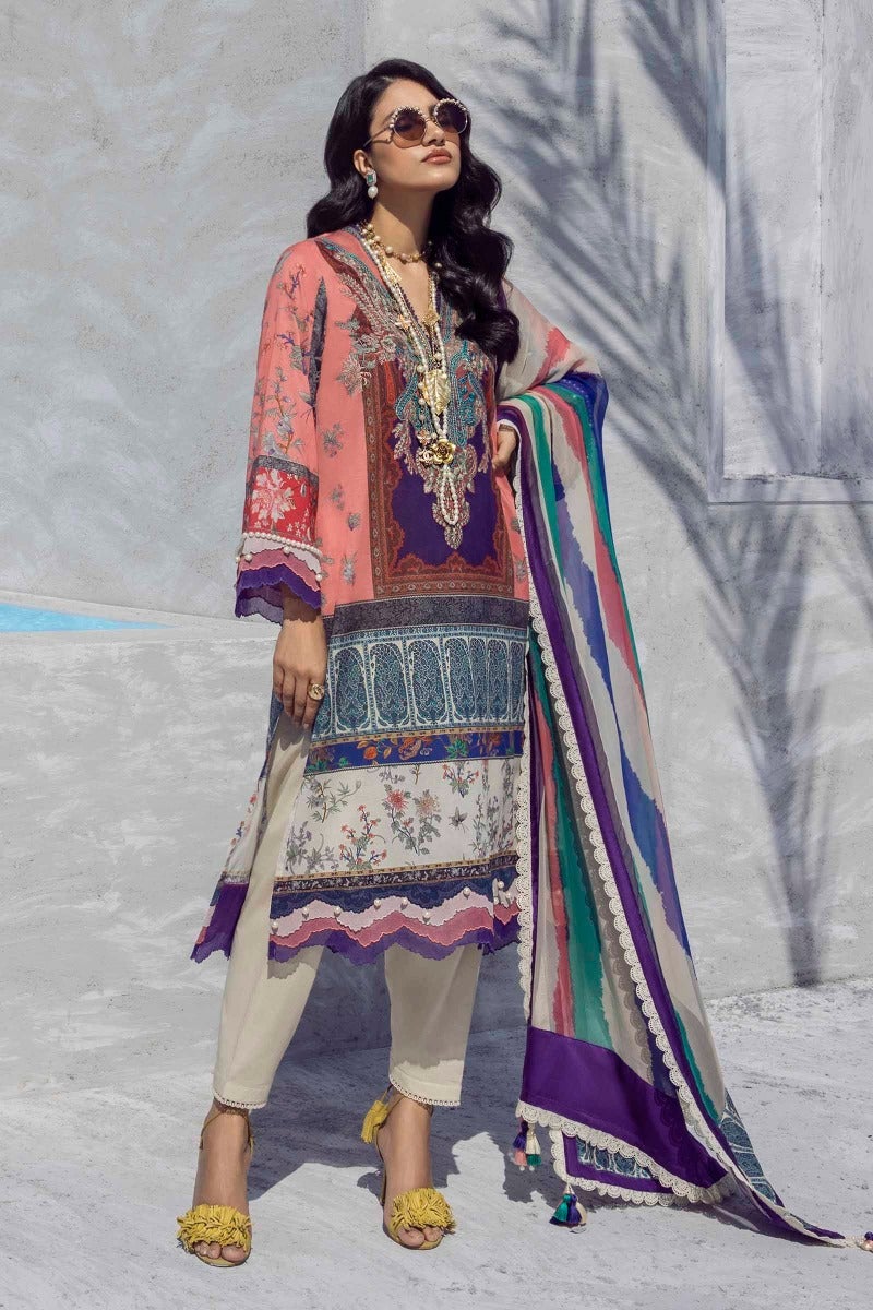 Sana Safinaz Luxury Muzlin Lawn Embroidered - 24B