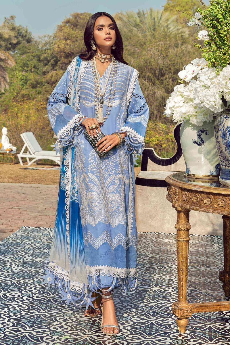Sana Safinaz Luxury Muzlin Lawn Embroidered - 8B