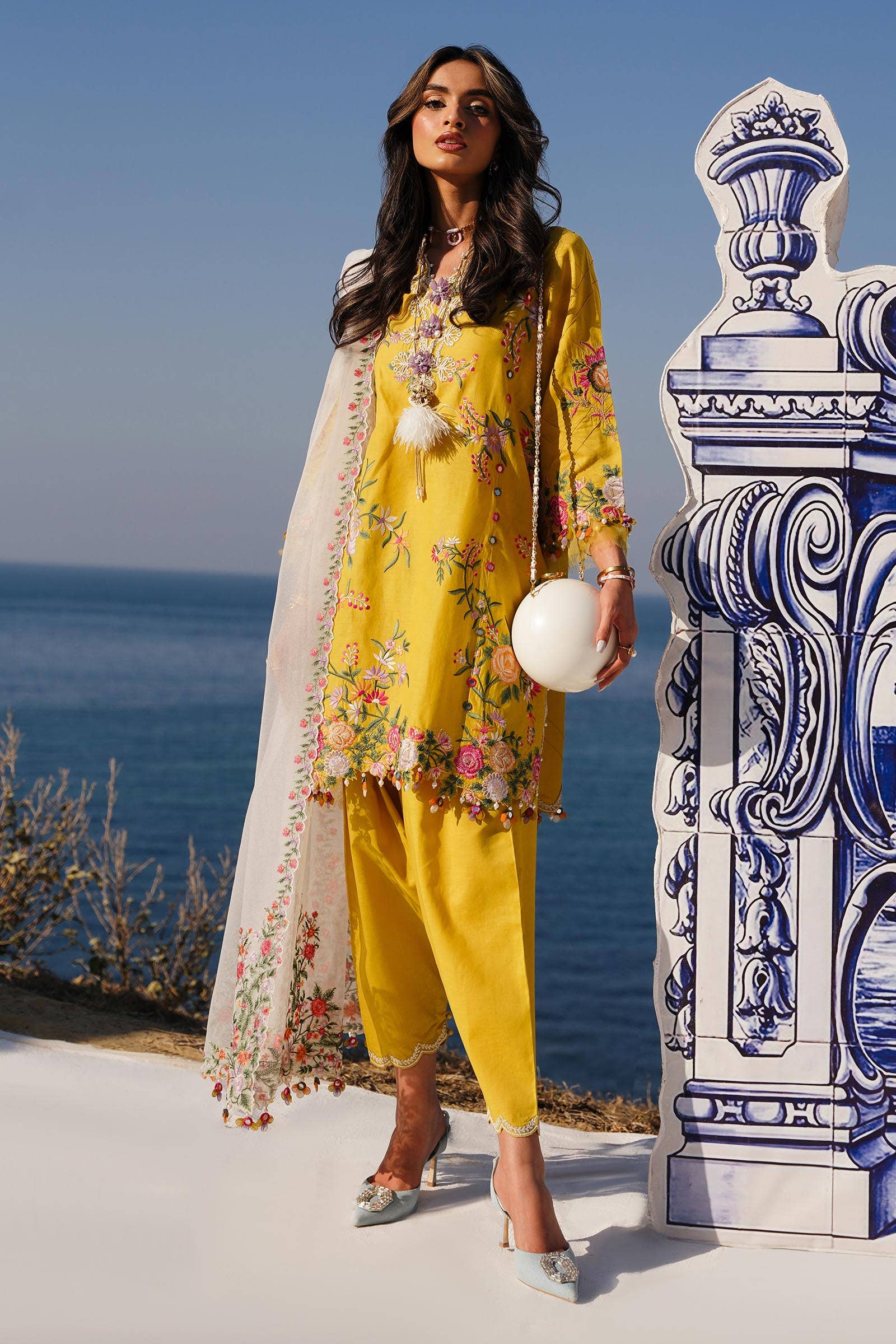 Sana Safinaz Luxury Muzlin Lawn Embroidered - 2A