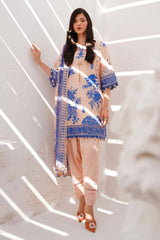 Sana Safinaz Luxury Muzlin Embroidered Lawn - 7B