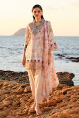 Sana Safinaz Luxury Muzlin Embroidered Lawn - 8A