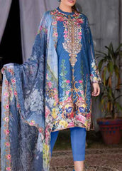 Maria by Zebaish Embroidered Karandi Unstitched 3 Piece Suit - 10