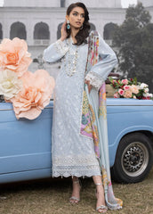 Maya By Faixa Faixal Embroidered Schiffli Suit Unstitched 4 Piece FFX24M Anja - Summer Collection