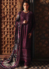Nureh Embroidered Linen Suit Unstitched 3 Piece NU24MUL NW-86 - Fall Collection