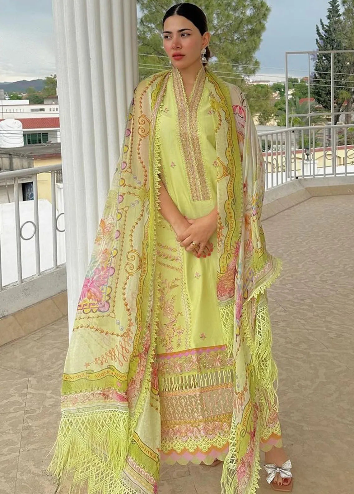 Mayal By Kanwal Malik Embroidered Lawn Suit Unstitched 3 Piece KM24L Anisa - Summer Collection-