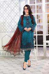 Maria.B M-Prints Embroidered - 1A