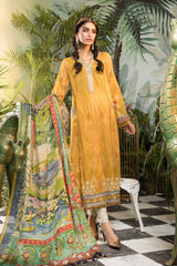 Maria.B M-Prints Embroidered Yellow - 4A
