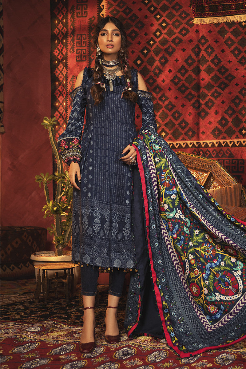 Maria.B M-Prints Embroidered (Winter) - 12B
