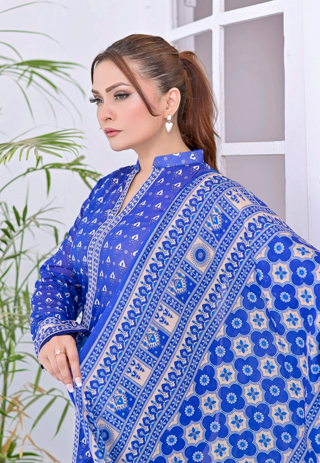 Kayseria Luxury Lawn Prints 3Pc Unstitched Collection - 09