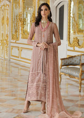 Merakish Luxury Chiffon Embroidered'23 - ST23-V9-MK Pastel Pink