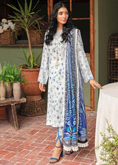 Rangrez By Ramsha Embroidered Lawn Suits Unstitched 3 Piece RSH24R N-403 - Summer Collection