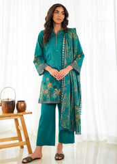 Sahar Monochrome Printed Lawn Suit Unstitched 3 Piece SHR24M S24-MC-V2-03 - Summer Collection