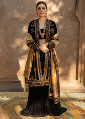Shehnaiya By Rang Rasiya Embroidered Velvet Suits Unstitched 3 Piece RR23SH D-03 Heer - Wedding Collection