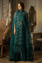 Sobia Nazir Embroidered Lawn Suit Unstitched 3 Piece SNLL D-13B - Summer Collection