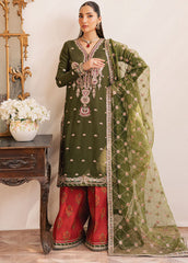 Suave by Emaan Adeel Embroidered Chiffon Suits Unstitched 3 Piece EA25LF Oraya - Formals Collection