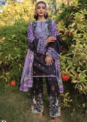 Tahra by Zainab Chottani Embroidered Lawn Suit Unstitched 3 Piece ZC24T 6B Raha - Summer Collection-