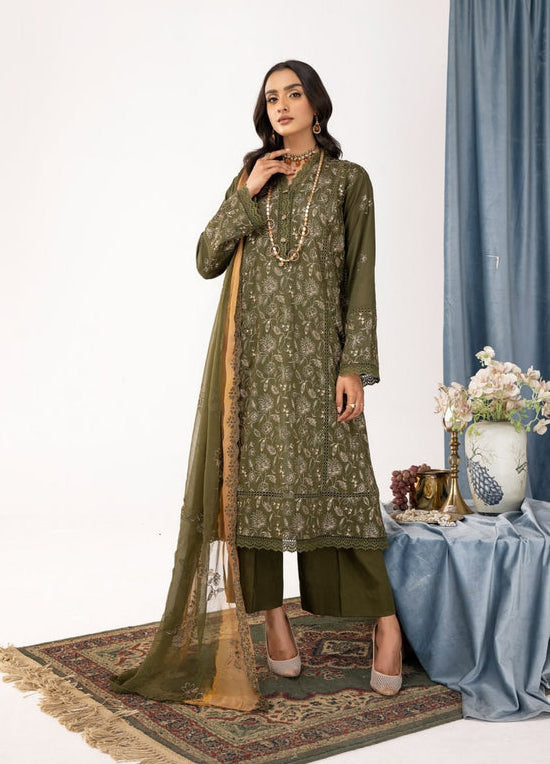Khoobsurat - Vantage Embroidered Swiss Lawn Suits Unstitched 3 Piece KSV25 V-03– Luxury Collection