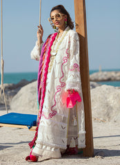 Farah Talib Aziz Luxury Lawn'22 - RIO IVORY - 01
