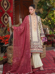 Izel by Salitex Embroidered Suits Unstitched 3 Piece SUNW6PE006UT - Fall Collection