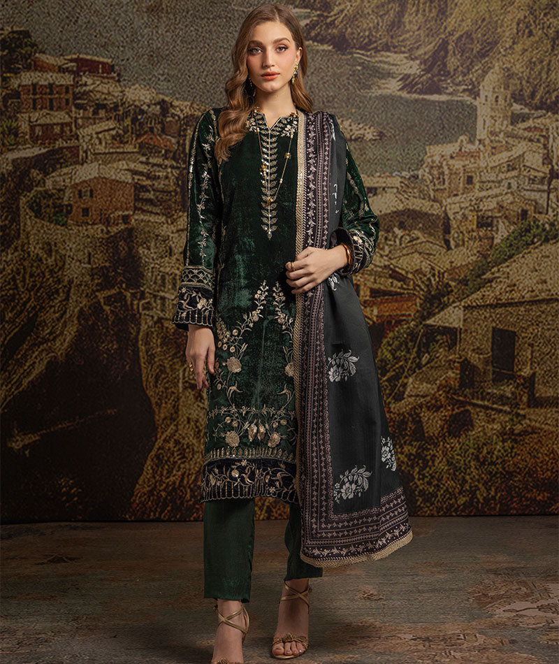 Merakish Luxury Velvet Collection - British Green