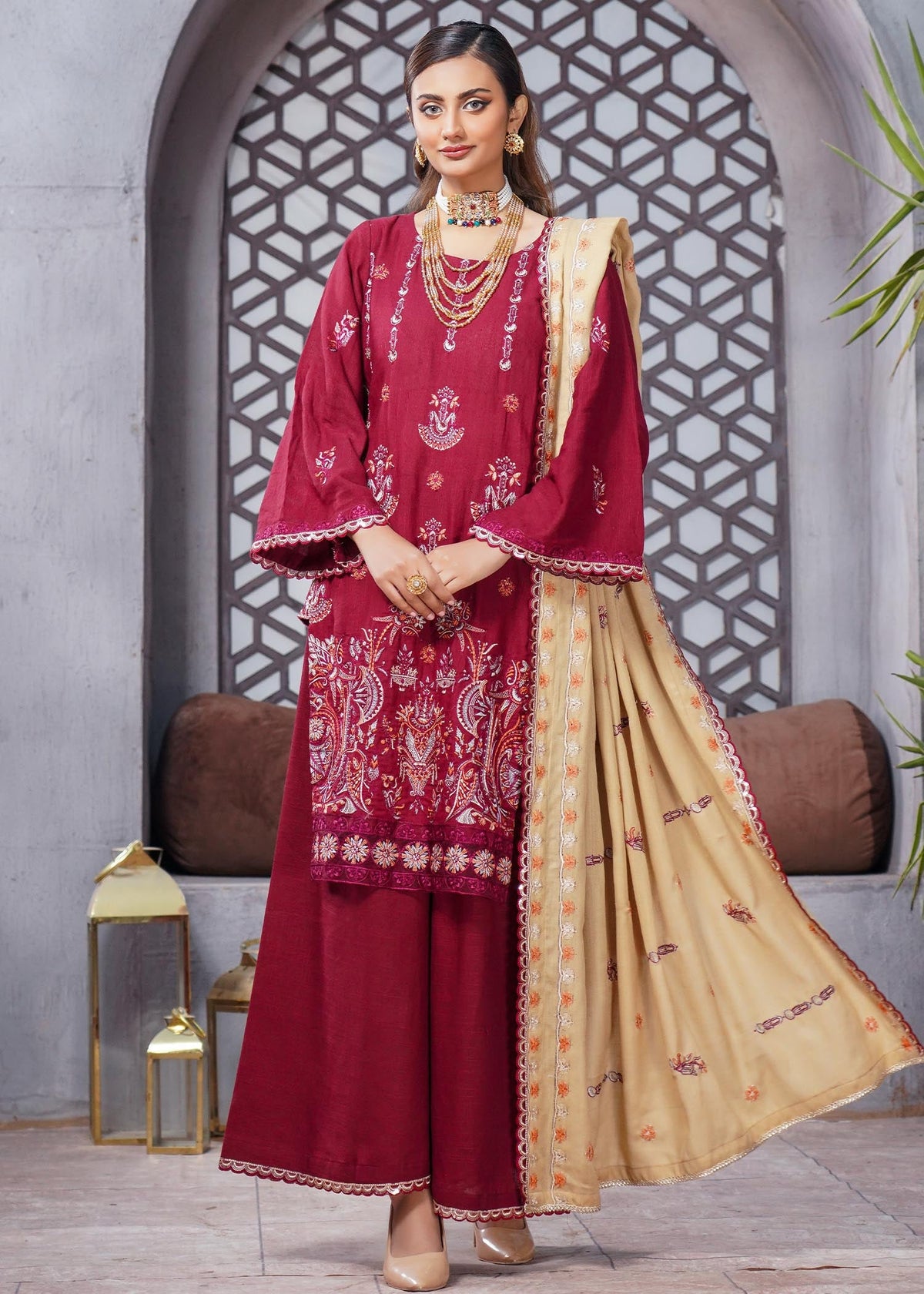 Lamhay Luxury Swati Shawl Collection - D2