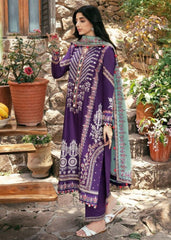 Zaha By Khadijah Shah Embroidered Lawn Suits Unstitched 3 Piece ZKS22L -06 Ariana - Spring / Summer Collection