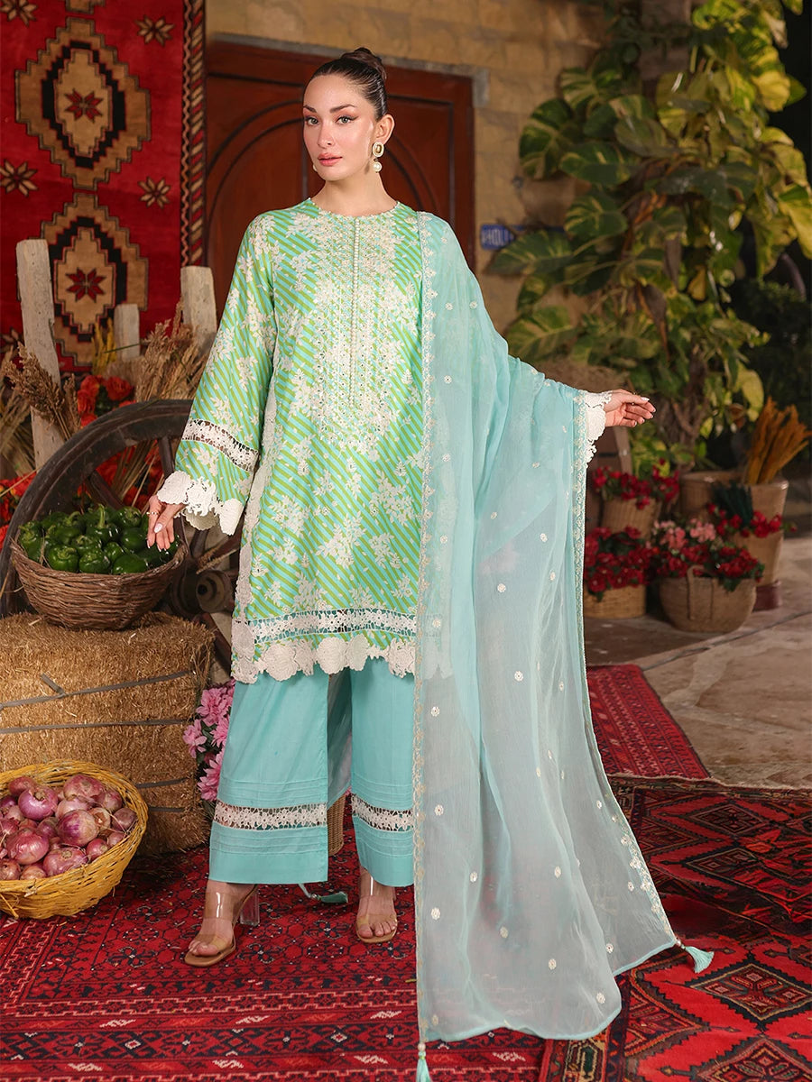 Izel by Salitex Embroidered Suits Unstitched 3 Piece SUNW6PE004UT - Fall Collection