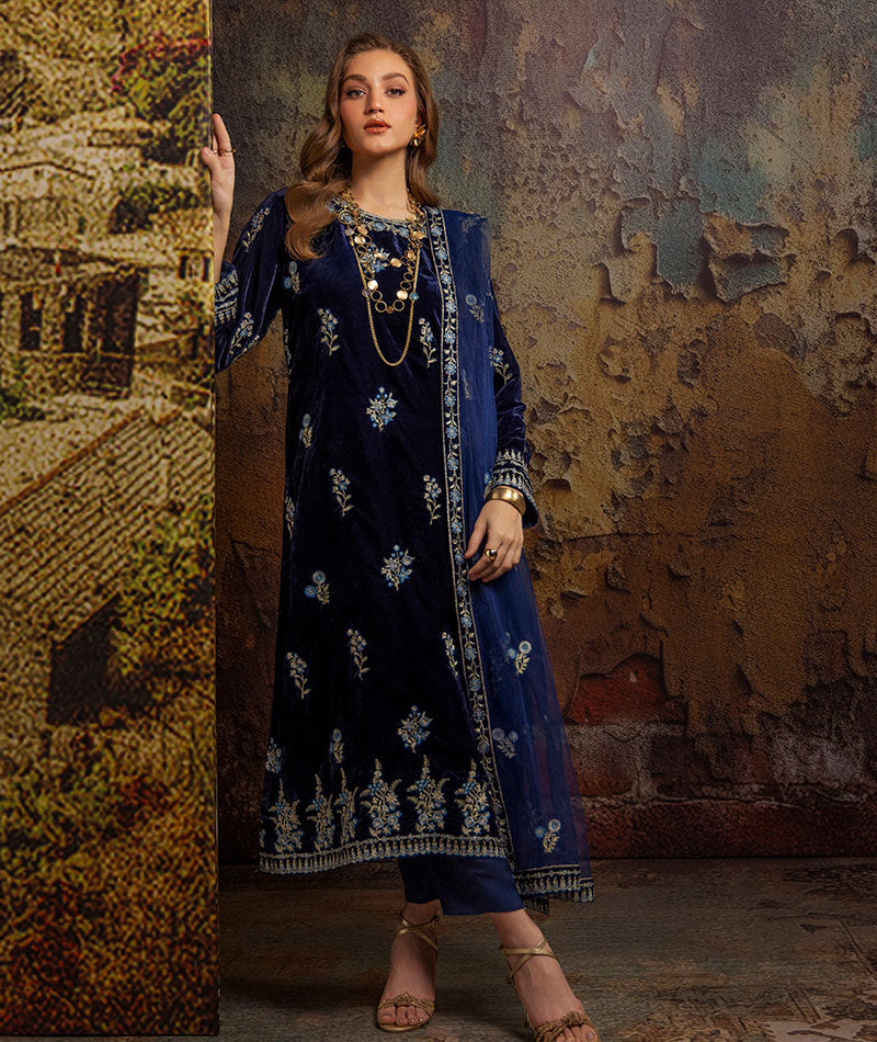 Merakish Luxury Velvet Collection - Admiral blue