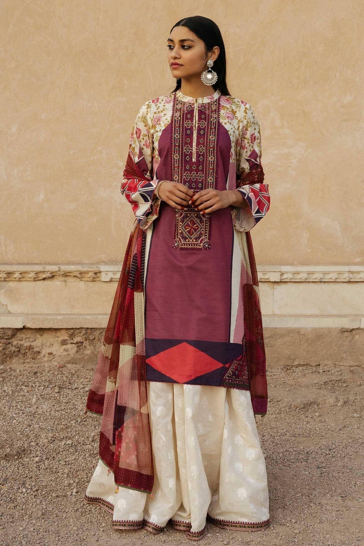 Zara Shahjahan Embroidered Lawn Unstitched 3 Piece Suit ZSJ20GL SHABNAM-B-