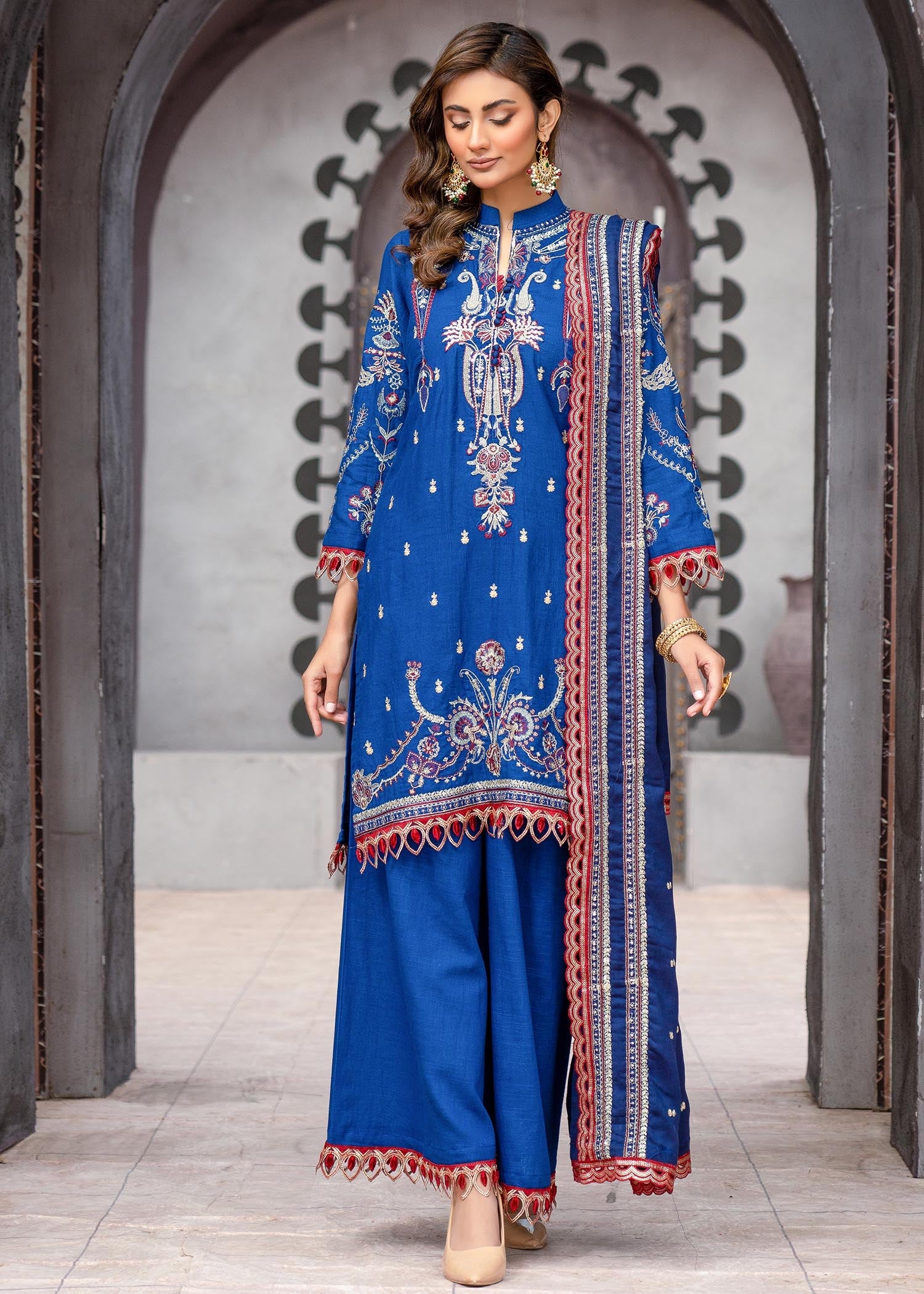 Lamhay Luxury Swati Shawl Collection - D4