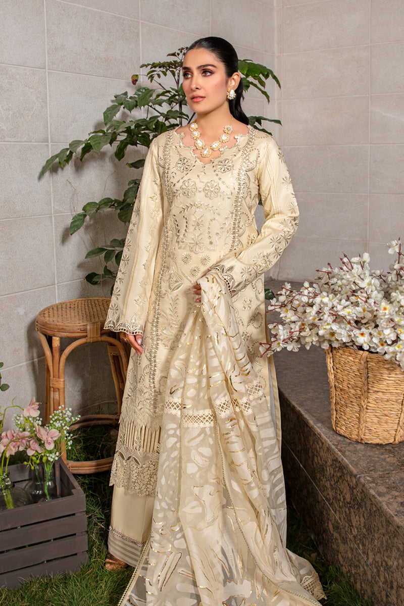 Rang Rasiya Embroidered Lawn Suits Unstitched 3 Piece RR24PE D-02 Haya - Summer Eid Collection