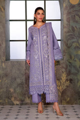 Rang Rasiya Premium Embroidered Karandi Suit Unstitched 3 Piece D-08 Latte - Winter Collection