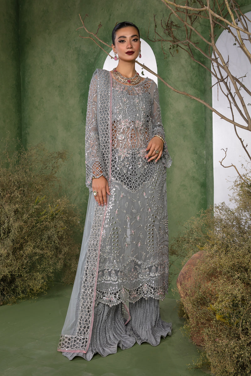 Rang Rasiya Chatoyer Wedding Embroidered Suit Unstitched 4 Piece RR24CW D-02 Deena - Formal Collection
