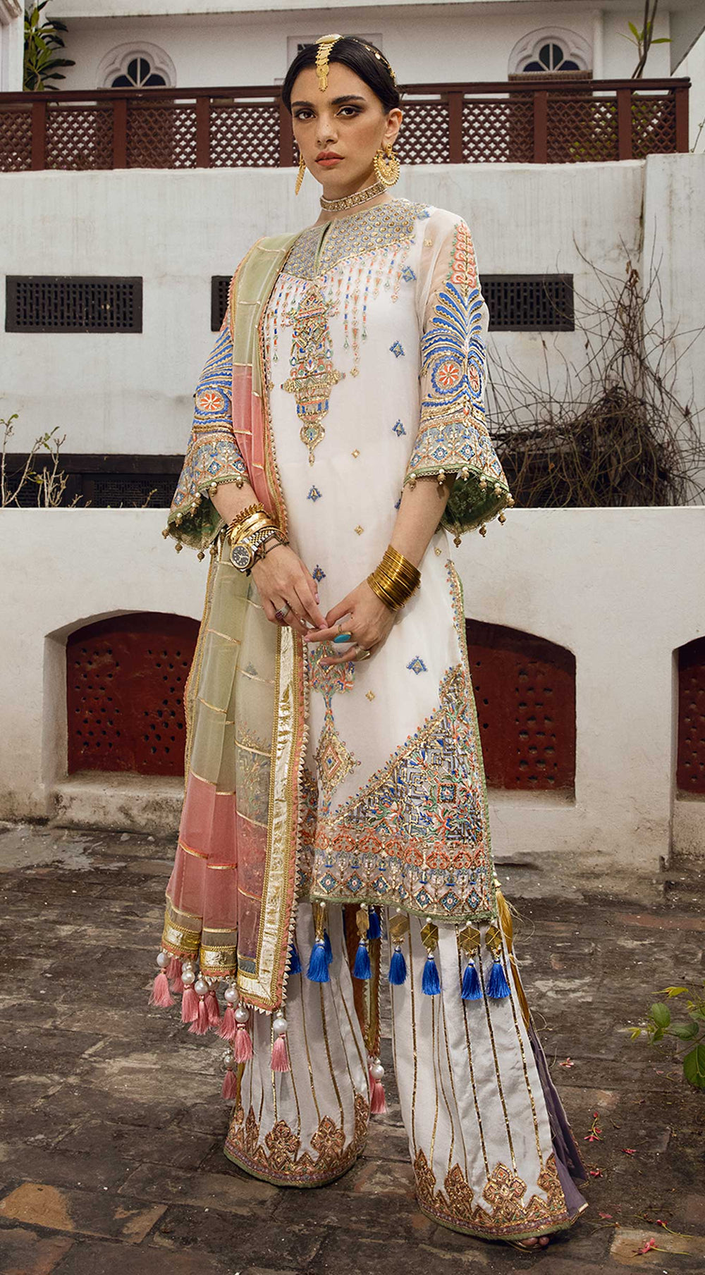 Anahita By Anaya Embroidered Chiffon Suits Unstitched 3 Piece AKC22WD AKW22-05 Miray - Wedding Collection