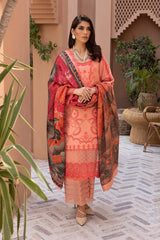 Carnation By Rang Rasiya Embroidered Karandi Suits Unstitched 3 Piece RR23FLL D-17 Miray - Winter Collection
