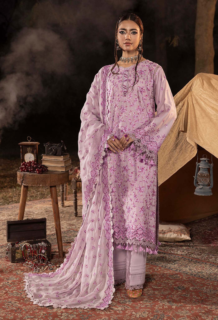 Adan Libas – Multikaari Schiffli Luxury Un-Stitched Lawn Embroidered’25 – ALMK-06