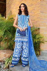 M Prints by Maria B Embroidered Suits Unstitched 3 Piece MB25MP 4B - Summer Collection