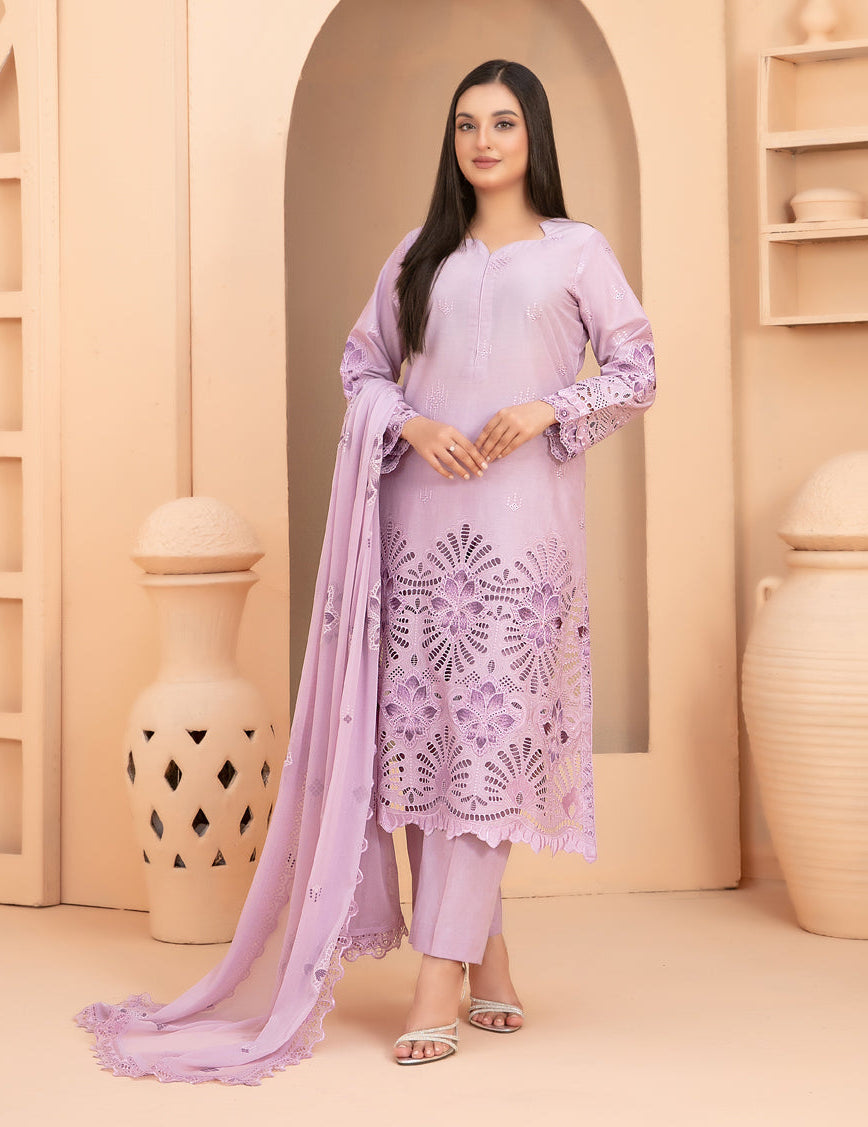 Tawakkal - Meethi Meethi Eid - Saija Schiffli Embroidered Suits - D-1293