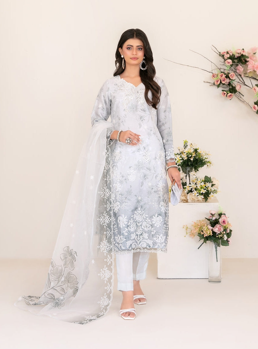 Tawakkal - Larimar Luxury Formals Un-Stitched 3pc Collection - D-4257