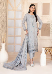 Tawakkal Fabrics Embroidered Karandi Suits Unstitched 3 Piece (Embroidered Fancy Shawl Dupatta) - D-4473 - Tareef
