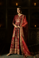 Singhar By Saad Shaikh Embroidered Raw Silk Suits Unstitched 3 Piece SSK25SG SHAZMA - Festive Collection